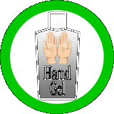 Do not use hand gel before handling reptiles.